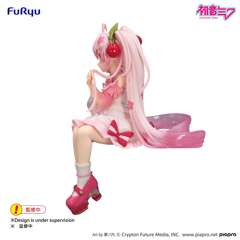 Hatsune Miku Noodle Stopper PVC Statue Sakura Miku 2025 Wink Ver. 14 cm - The Happy Toy Store