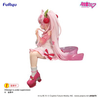 Hatsune Miku Noodle Stopper PVC Statue Sakura Miku 2025 Wink Ver. 14 cm - The Happy Toy Store