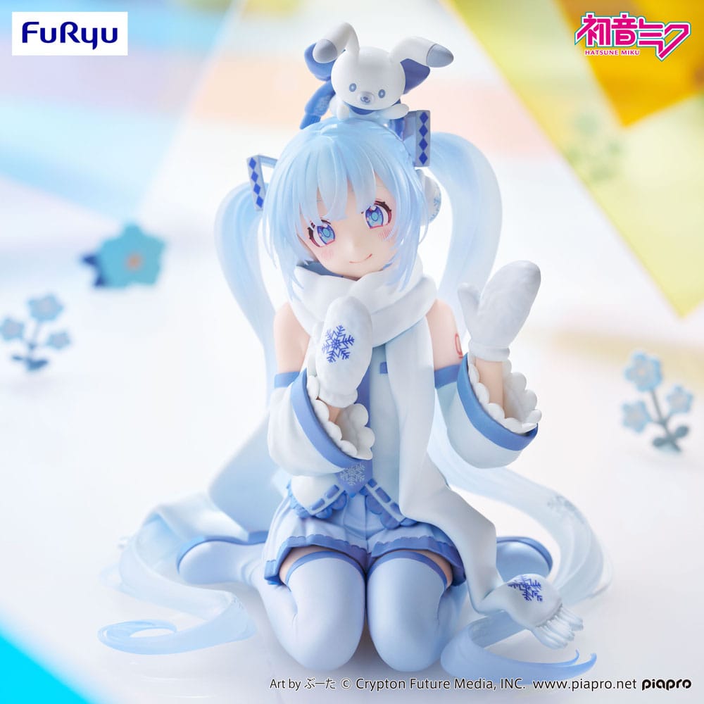 Hatsune Miku Noodle Stopper PVC Statue Snow Miku Sky Town 10th Ver. 15 cm - The Happy Toy Store