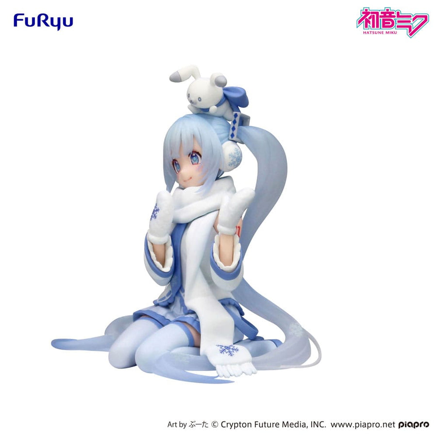 Hatsune Miku Noodle Stopper PVC Statue Snow Miku Sky Town 10th Ver. 15 cm - The Happy Toy Store