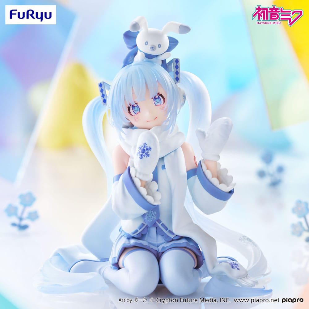 Hatsune Miku Noodle Stopper PVC Statue Snow Miku Sky Town 10th Ver. 15 cm - The Happy Toy Store