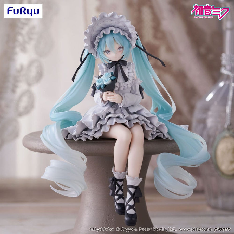 Hatsune Miku Noodle Stopper PVC Statue Vintage Doll Style 15 cm - The Happy Toy Store