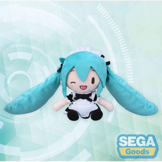 Hatsune Miku Project Diva Arcade Fuwa Petit Mini Plush Figure Miku Maid Ver. (EX) 16 cm - The Happy Toy Store