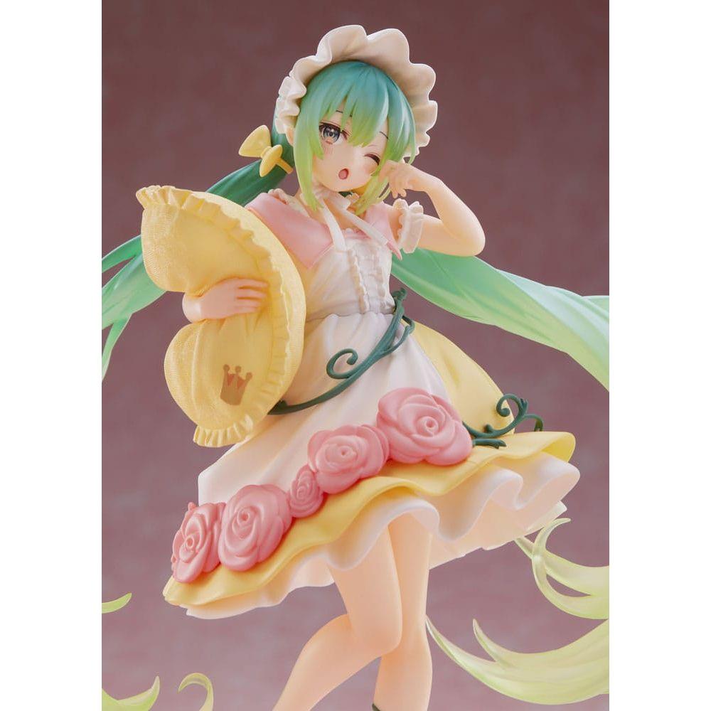Hatsune Miku PVC Statue Hatsune Miku Wonderland Figure Sleeping Beauty Reissue 18 cm - The Happy Toy Store