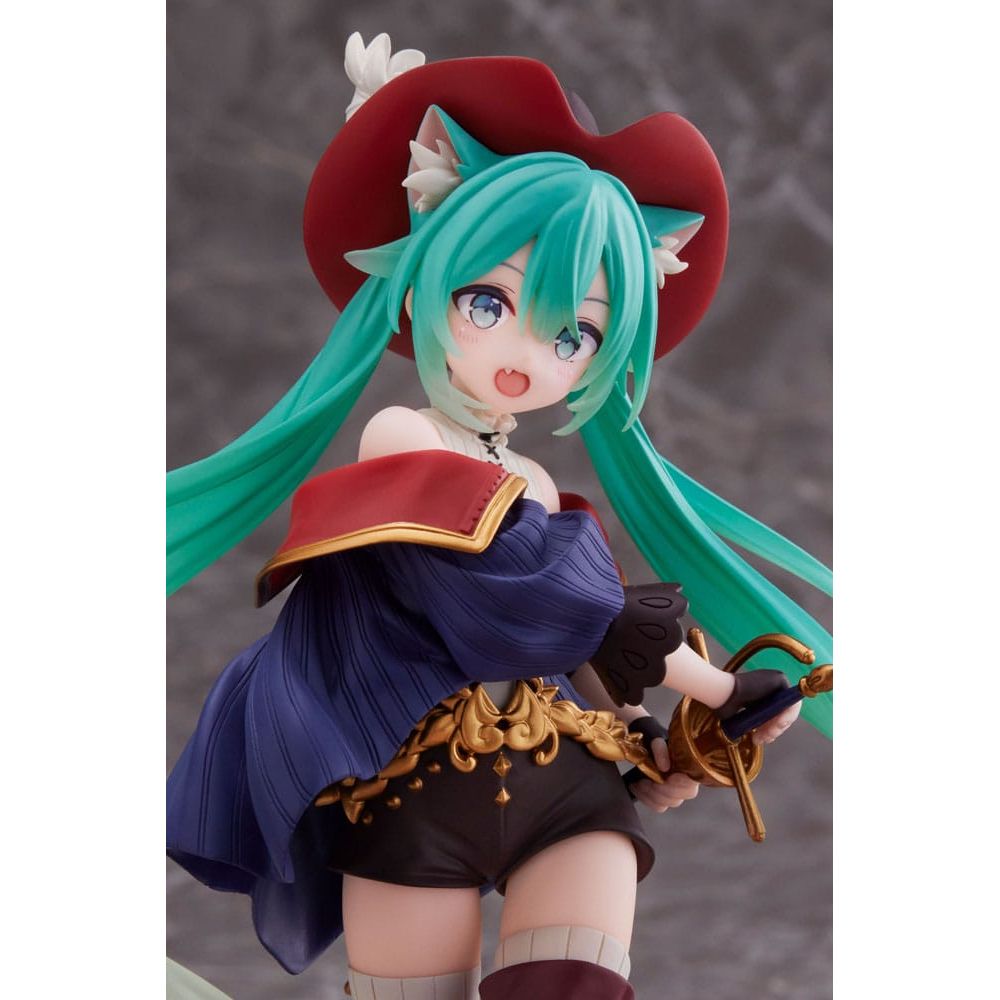 Hatsune Miku PVC Statue Hatsune Miku Wonderland Puss in Boots 18 cm - The Happy Toy Store