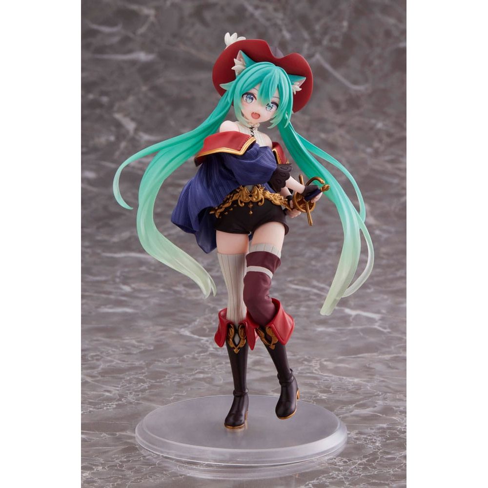 Hatsune Miku PVC Statue Hatsune Miku Wonderland Puss in Boots 18 cm - The Happy Toy Store