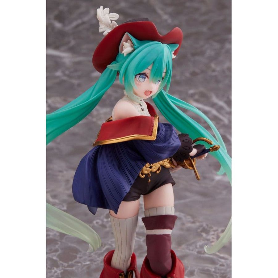 Hatsune Miku PVC Statue Hatsune Miku Wonderland Puss in Boots 18 cm - The Happy Toy Store