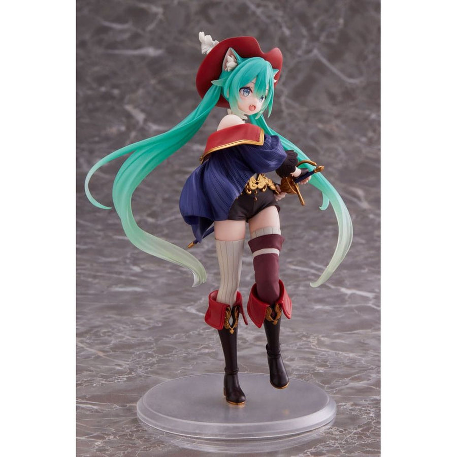Hatsune Miku PVC Statue Hatsune Miku Wonderland Puss in Boots 18 cm - The Happy Toy Store