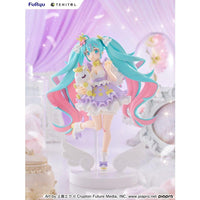 Hatsune Miku Tenitol PVC Statue Hatsune Miku Yumekawa Princess Lavender Ver. 21 cm - The Happy Toy Store