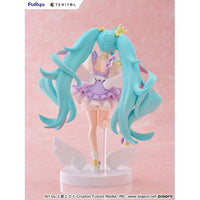 Hatsune Miku Tenitol PVC Statue Hatsune Miku Yumekawa Princess Lavender Ver. 21 cm - The Happy Toy Store