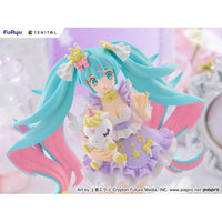 Hatsune Miku Tenitol PVC Statue Hatsune Miku Yumekawa Princess Lavender Ver. 21 cm - The Happy Toy Store