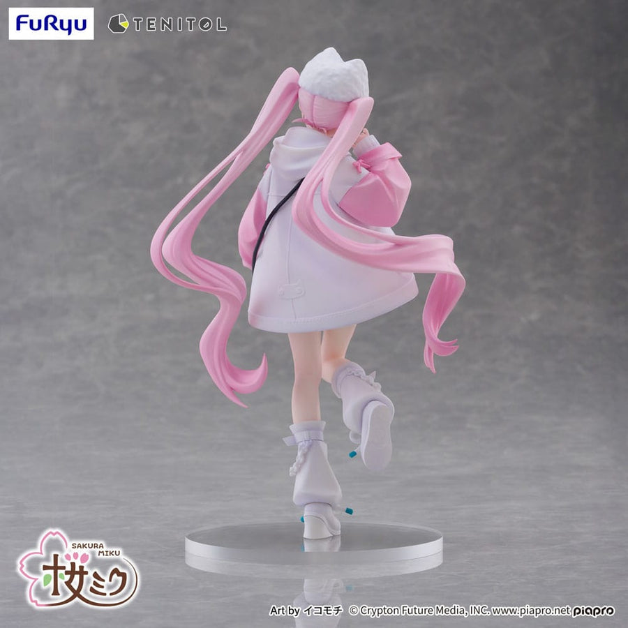 Hatsune Miku Tenitol PVC Statue Sakura Miku Cool style [petit] 19 cm - The Happy Toy Store