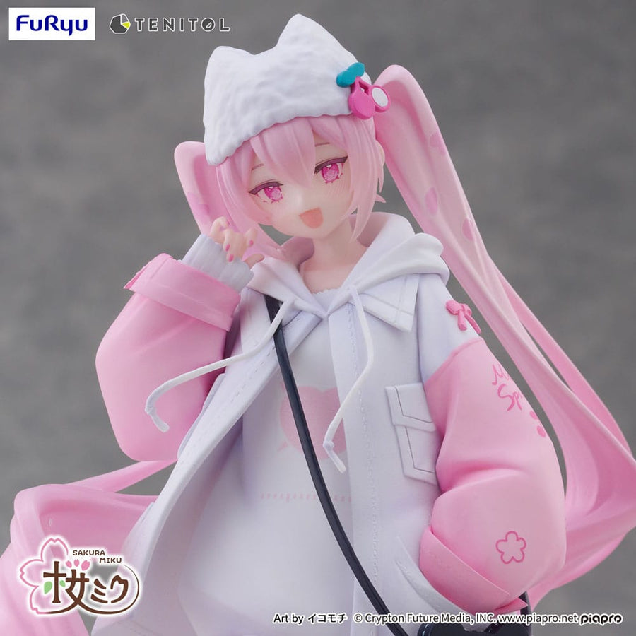 Hatsune Miku Tenitol PVC Statue Sakura Miku Cool style [petit] 19 cm - The Happy Toy Store