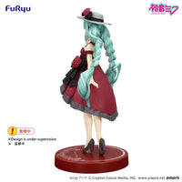 Hatsune Miku Trio - Try - iT PVC Statue Hatsune Miku Outing Dress Red Color Ver. 19 cm - The Happy Toy Store
