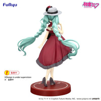Hatsune Miku Trio - Try - iT PVC Statue Hatsune Miku Outing Dress Red Color Ver. 19 cm - The Happy Toy Store