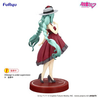 Hatsune Miku Trio - Try - iT PVC Statue Hatsune Miku Outing Dress Red Color Ver. 19 cm - The Happy Toy Store