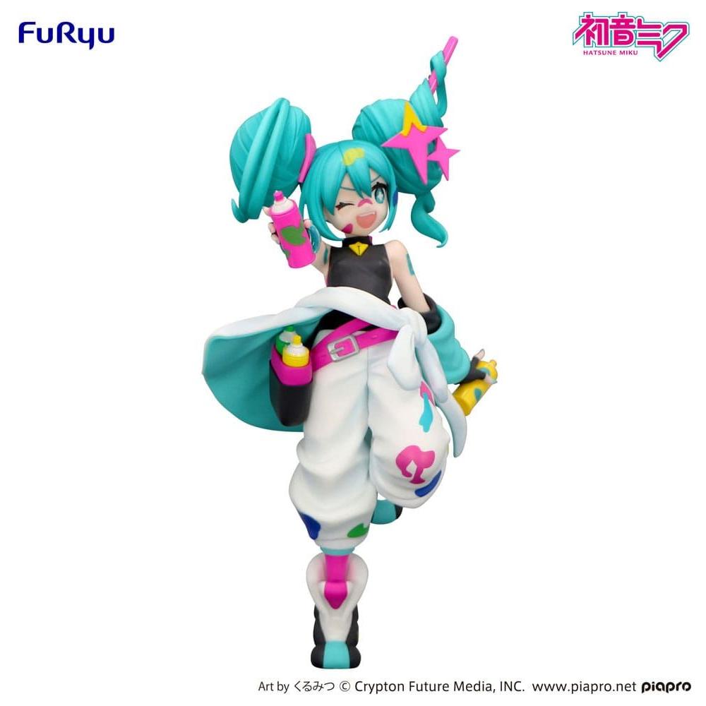 Hatsune Miku Trio - Try - iT PVC Statue Miku Paint Girl 19 cm - The Happy Toy Store