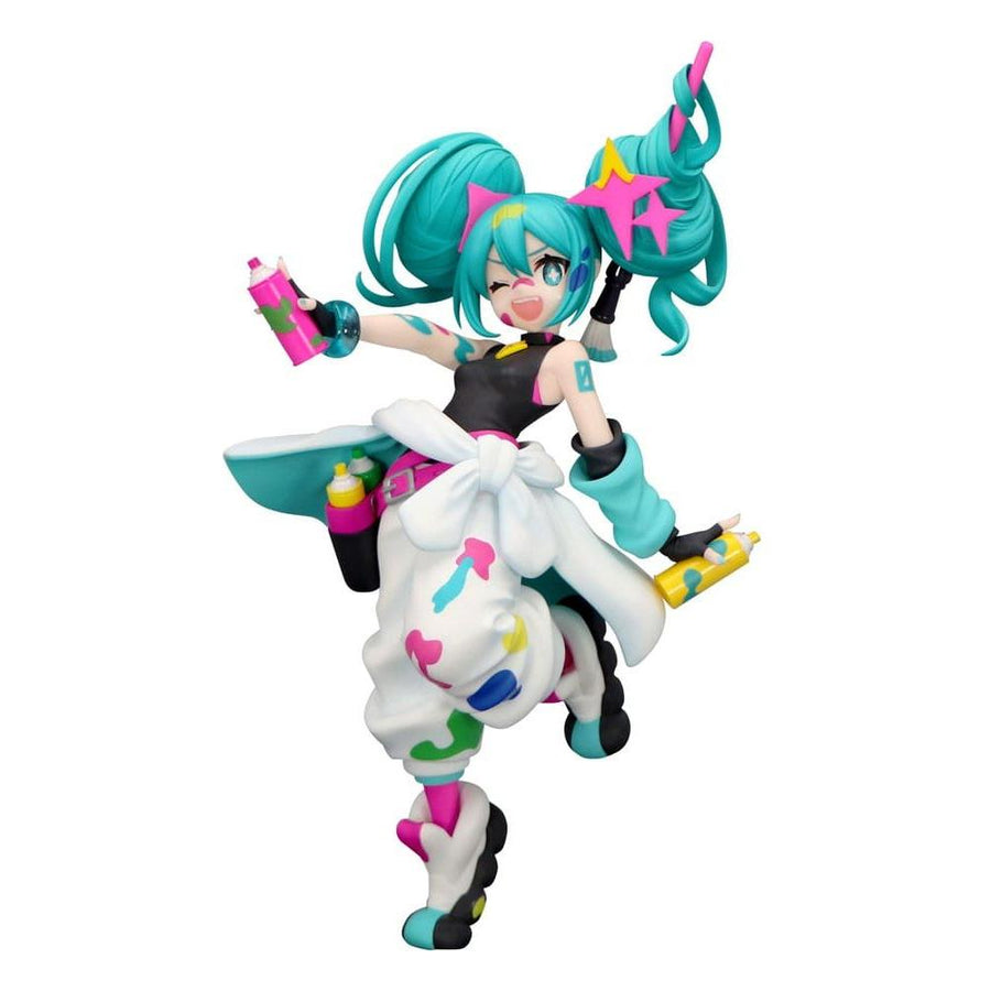 Hatsune Miku Trio - Try - iT PVC Statue Miku Paint Girl 19 cm - The Happy Toy Store