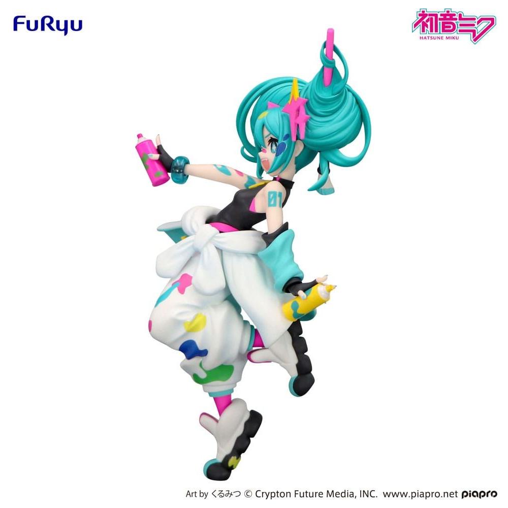 Hatsune Miku Trio - Try - iT PVC Statue Miku Paint Girl 19 cm - The Happy Toy Store