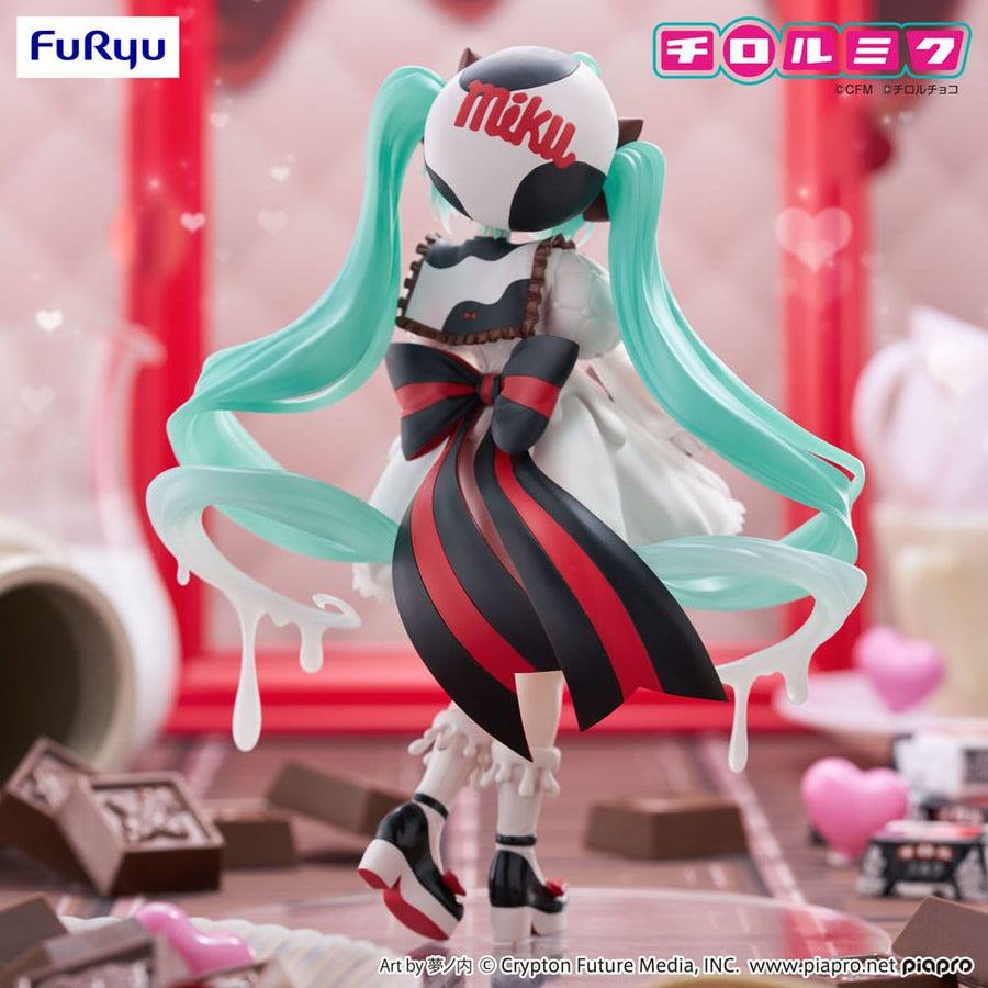 Hatsune Miku x Tirol Choco Trio - Try - iT PVC Statue Hatsune Miku Milk Ver. 18 cm - The Happy Toy Store