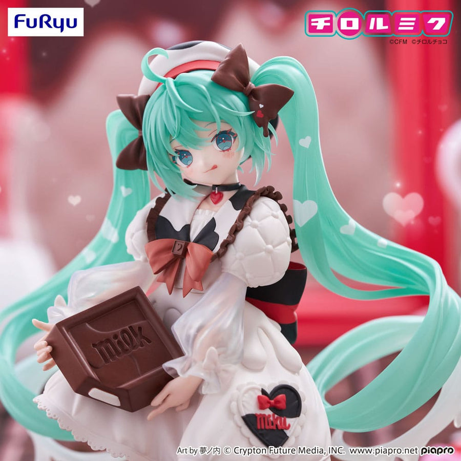 Hatsune Miku x Tirol Choco Trio - Try - iT PVC Statue Hatsune Miku Milk Ver. 18 cm - The Happy Toy Store