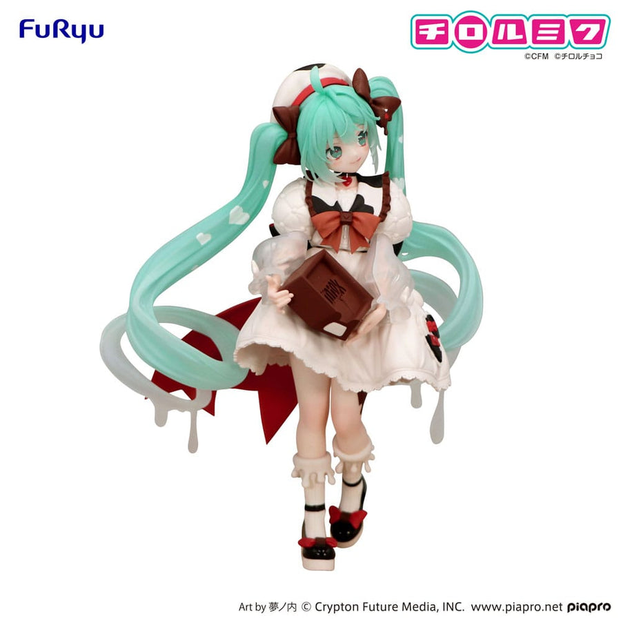 Hatsune Miku x Tirol Choco Trio - Try - iT PVC Statue Hatsune Miku Milk Ver. 18 cm - The Happy Toy Store