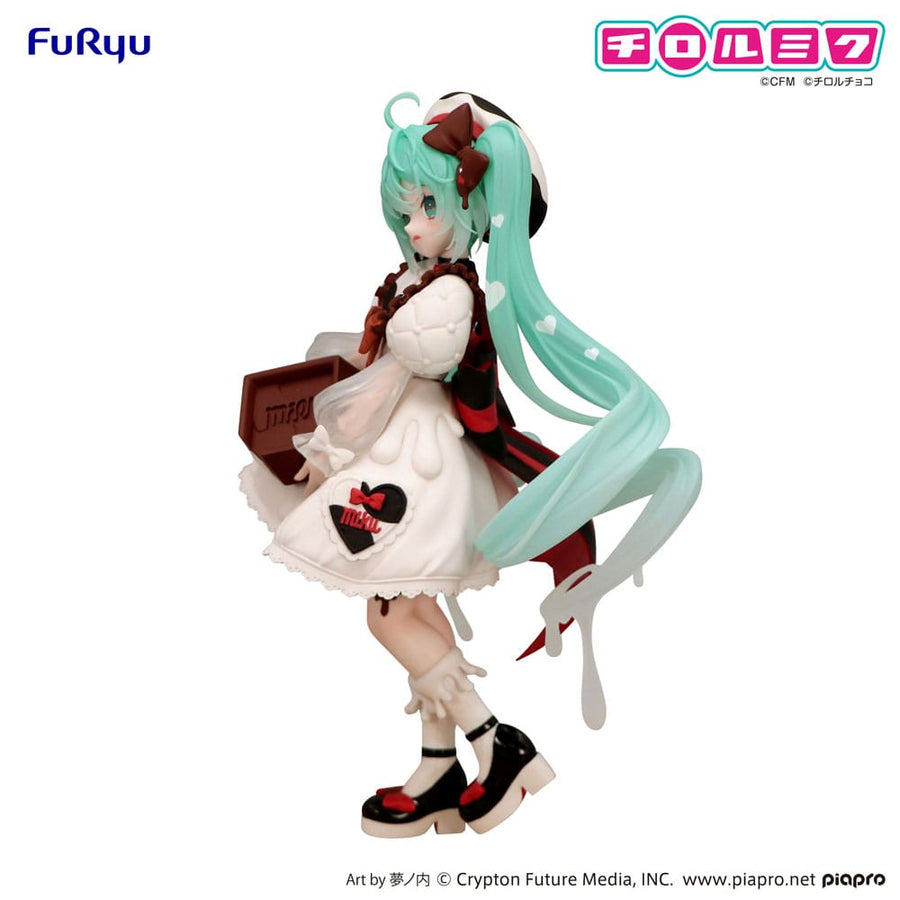 Hatsune Miku x Tirol Choco Trio - Try - iT PVC Statue Hatsune Miku Milk Ver. 18 cm - The Happy Toy Store