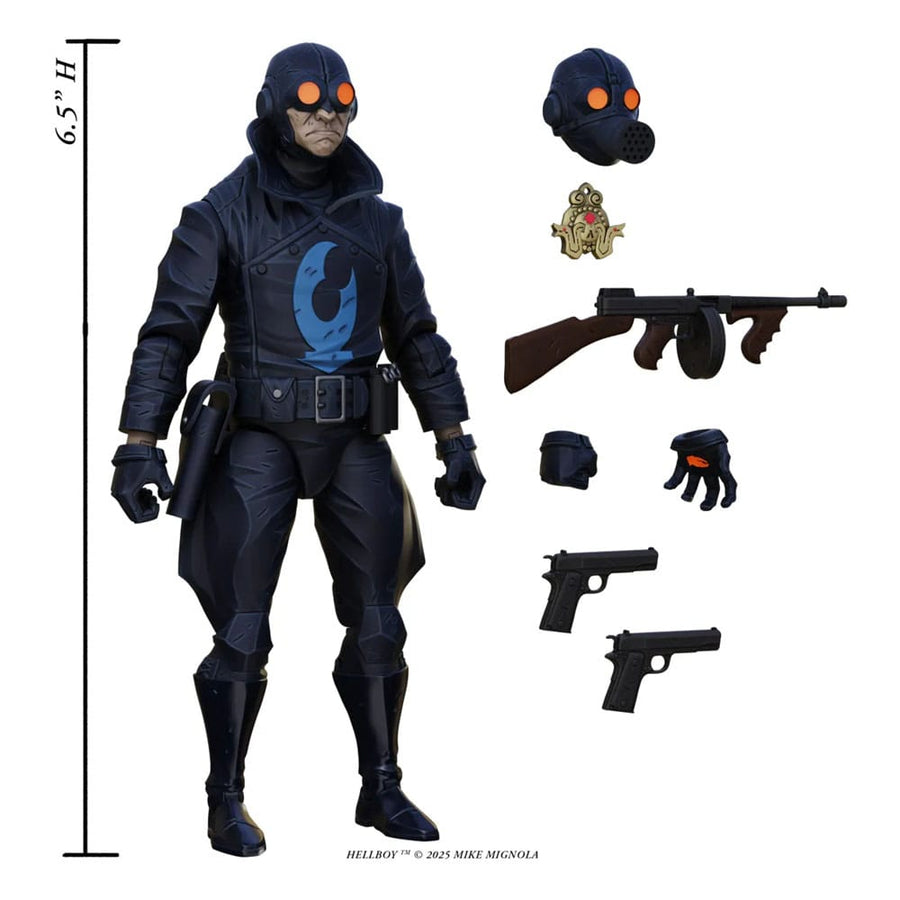 Hellboy Action Figure Lobster Johnson (The Iron Prometheus) 17 cm - The Happy Toy Store
