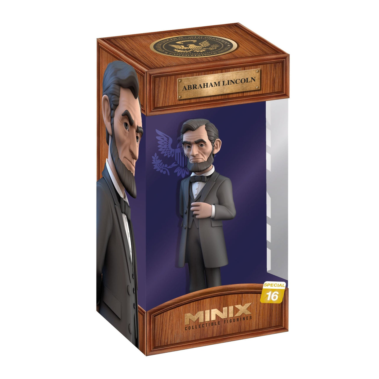 Historical Figures Minix Figure Abraham Lincoln 16th President of the United States 12 cm - The Happy Toy Store