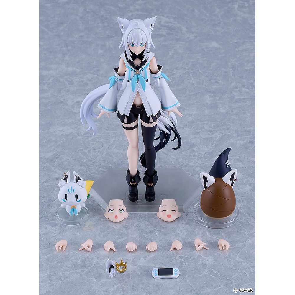 Hololive Production Figma Action Figure Shirakami Fubuki 15 cm - The Happy Toy Store