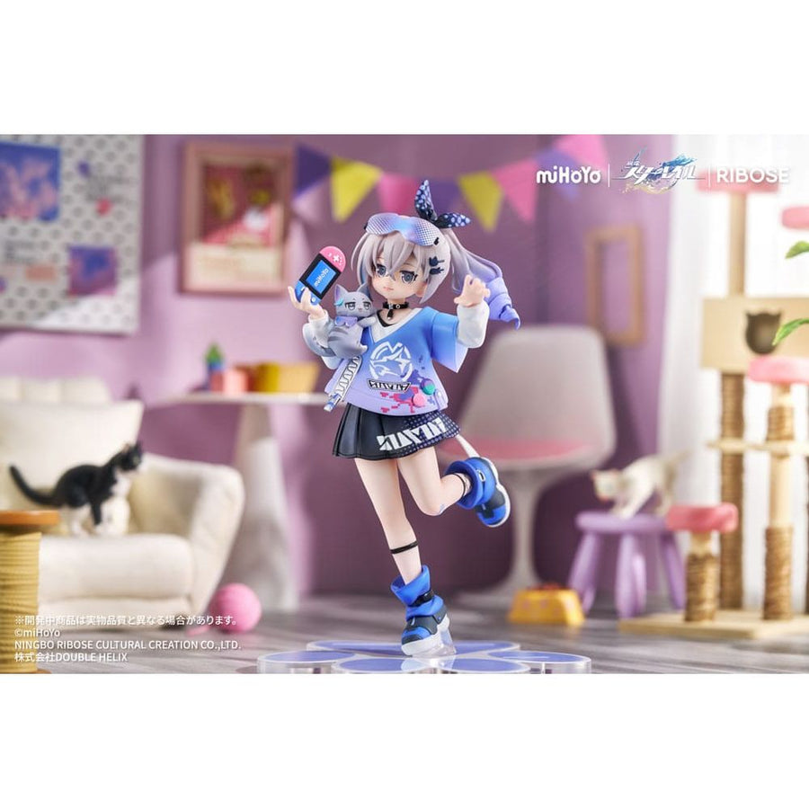 Honkai: Star Rail Rise Up Little Cat Series PVC Statue Silver Wolf Ver. 19 cm - The Happy Toy Store