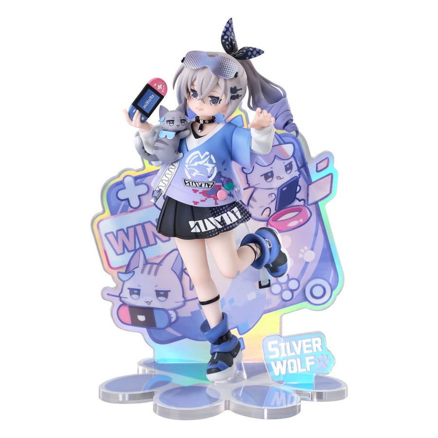 Honkai: Star Rail Rise Up Little Cat Series PVC Statue Silver Wolf Ver. 19 cm - The Happy Toy Store