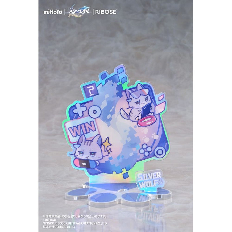 Honkai: Star Rail Rise Up Little Cat Series PVC Statue Silver Wolf Ver. 19 cm - The Happy Toy Store
