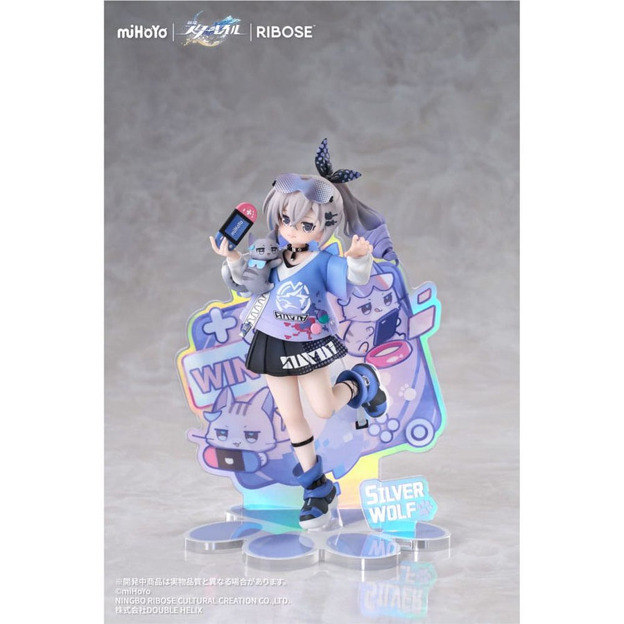 Honkai: Star Rail Rise Up Little Cat Series PVC Statue Silver Wolf Ver. 19 cm - The Happy Toy Store