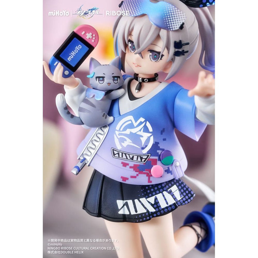 Honkai: Star Rail Rise Up Little Cat Series PVC Statue Silver Wolf Ver. 19 cm - The Happy Toy Store