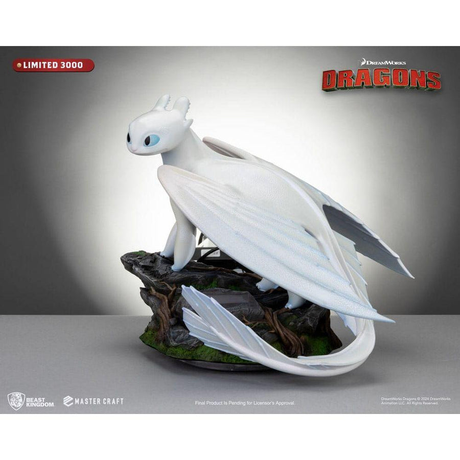 How To Train Your Dragon 3 Master Craft Statue Light Fury 29 cm - The Happy Toy Store