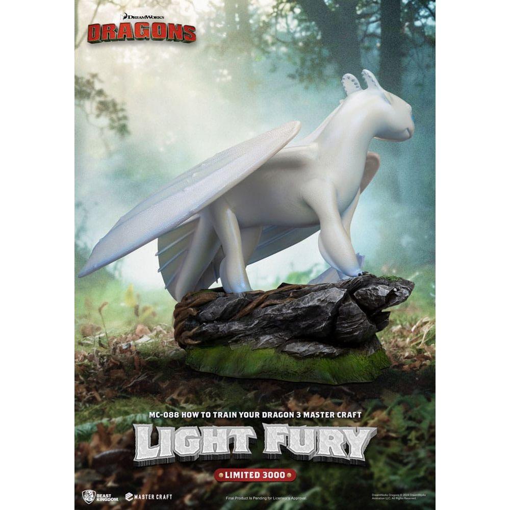 How To Train Your Dragon 3 Master Craft Statue Light Fury 29 cm - The Happy Toy Store