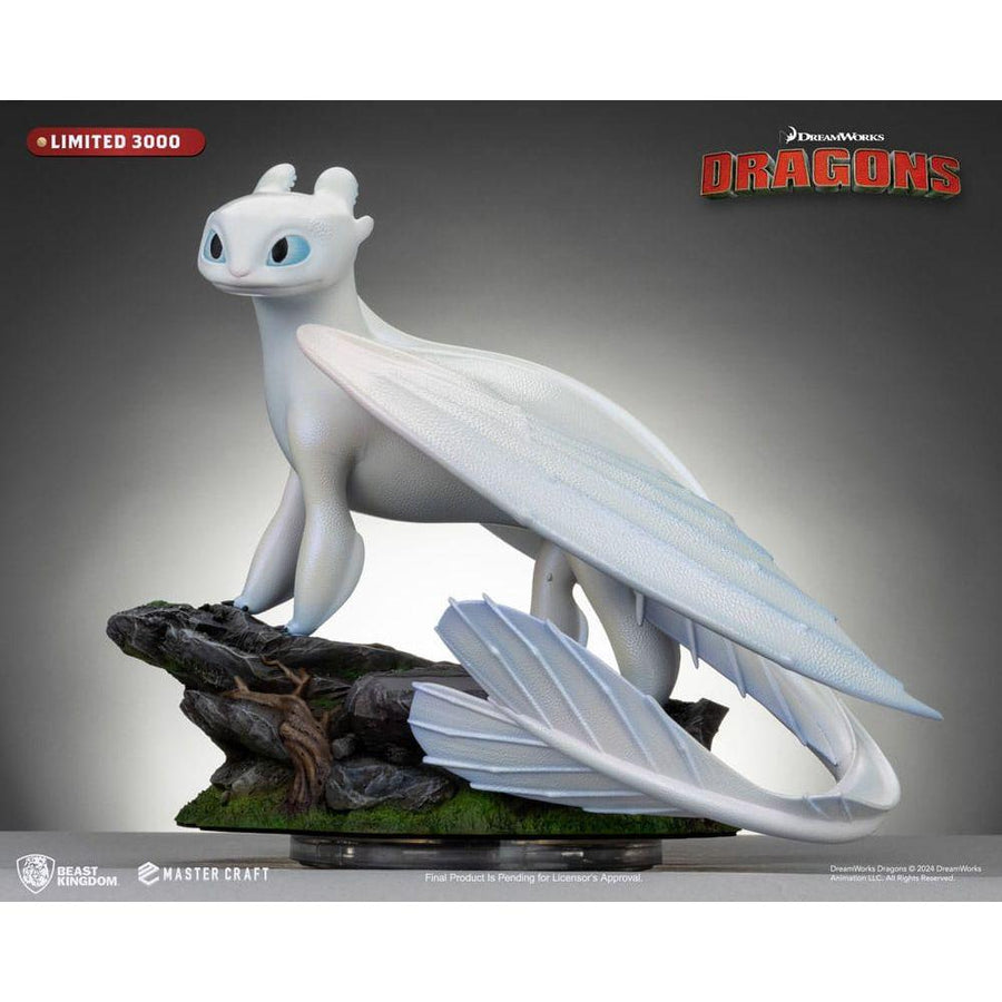 How To Train Your Dragon 3 Master Craft Statue Light Fury 29 cm - The Happy Toy Store