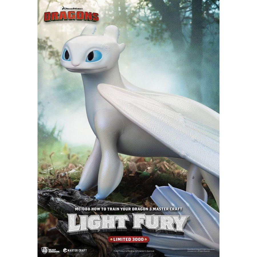 How To Train Your Dragon 3 Master Craft Statue Light Fury 29 cm - The Happy Toy Store