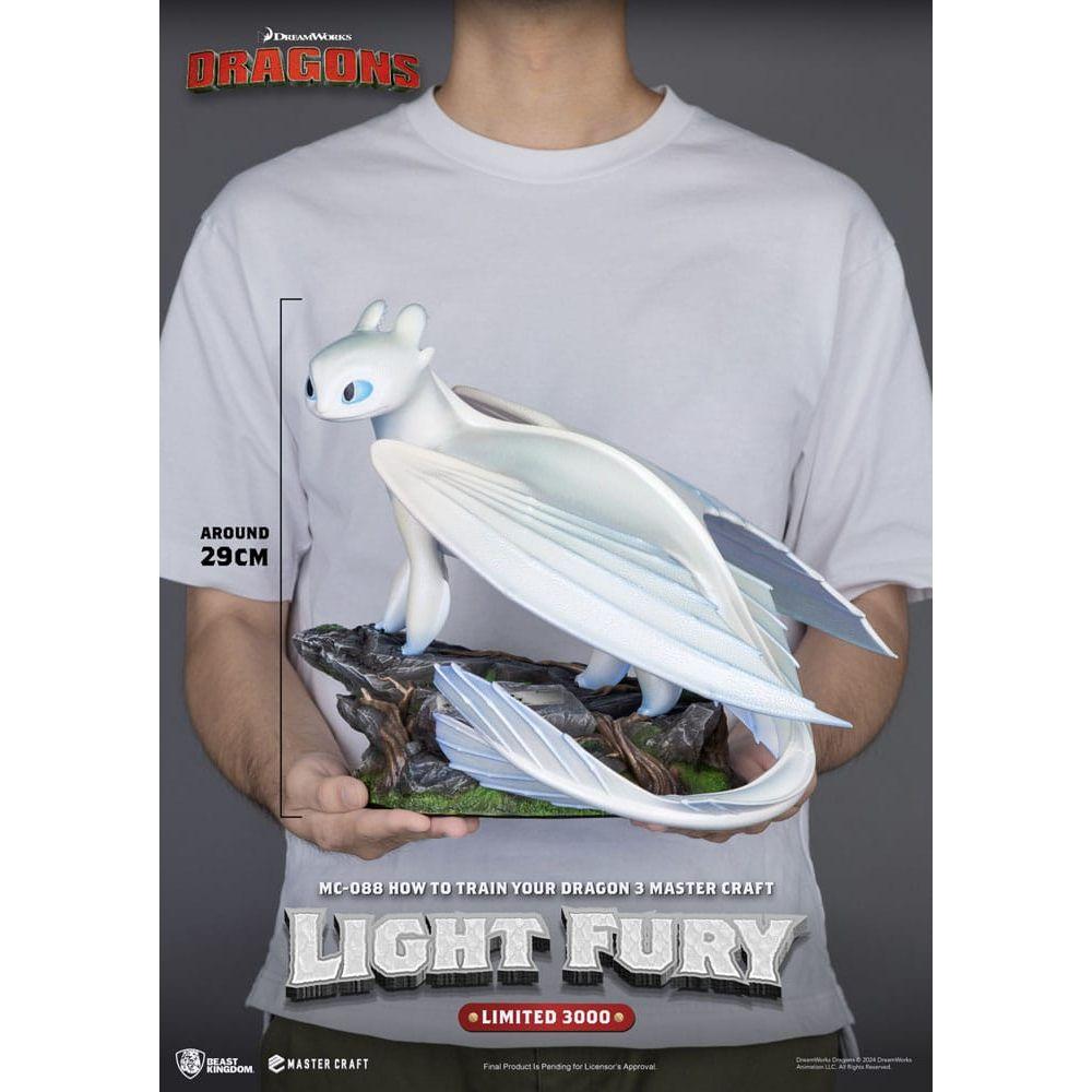How To Train Your Dragon 3 Master Craft Statue Light Fury 29 cm - The Happy Toy Store