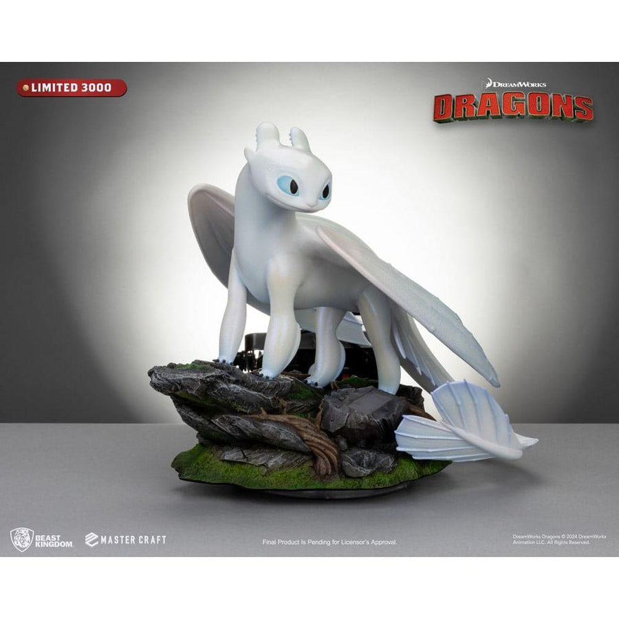How To Train Your Dragon 3 Master Craft Statue Light Fury 29 cm - The Happy Toy Store