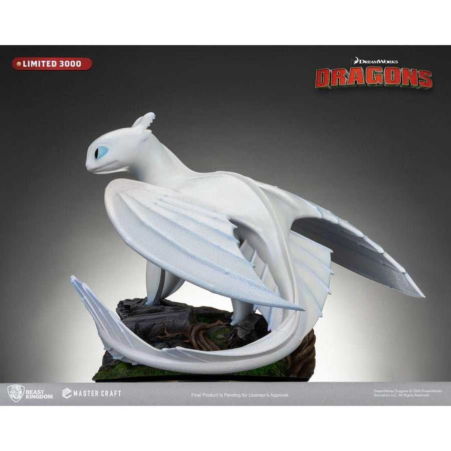 How To Train Your Dragon 3 Master Craft Statue Light Fury 29 cm - The Happy Toy Store