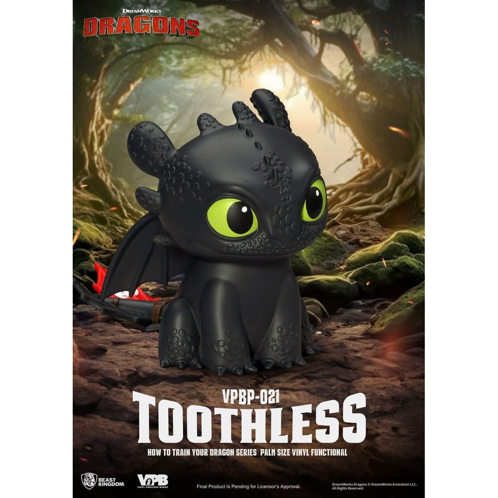 How to Train Your Dragon Piggy Vinyl Bank Toothless 12 cm - The Happy Toy Store