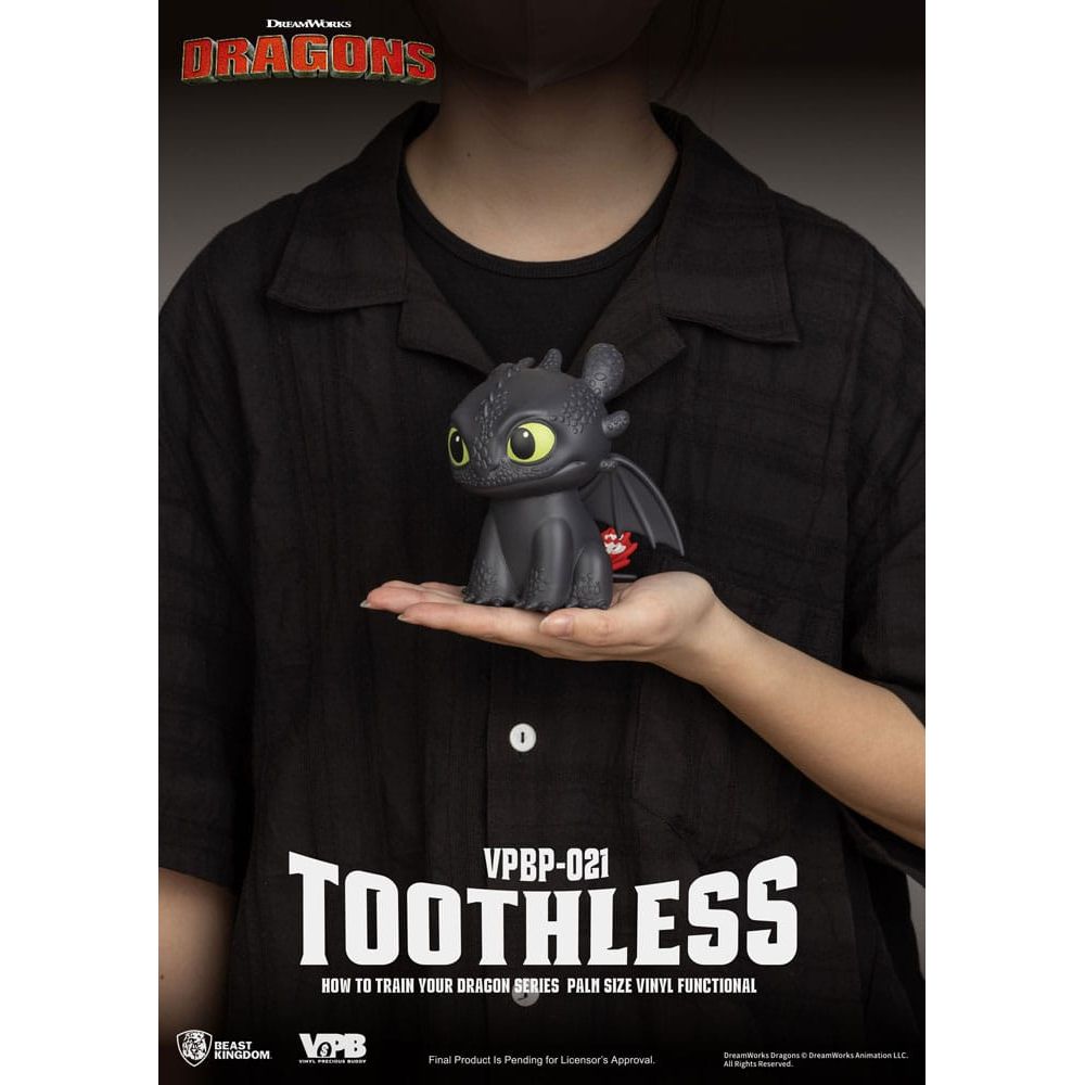 How to Train Your Dragon Piggy Vinyl Bank Toothless 12 cm - The Happy Toy Store