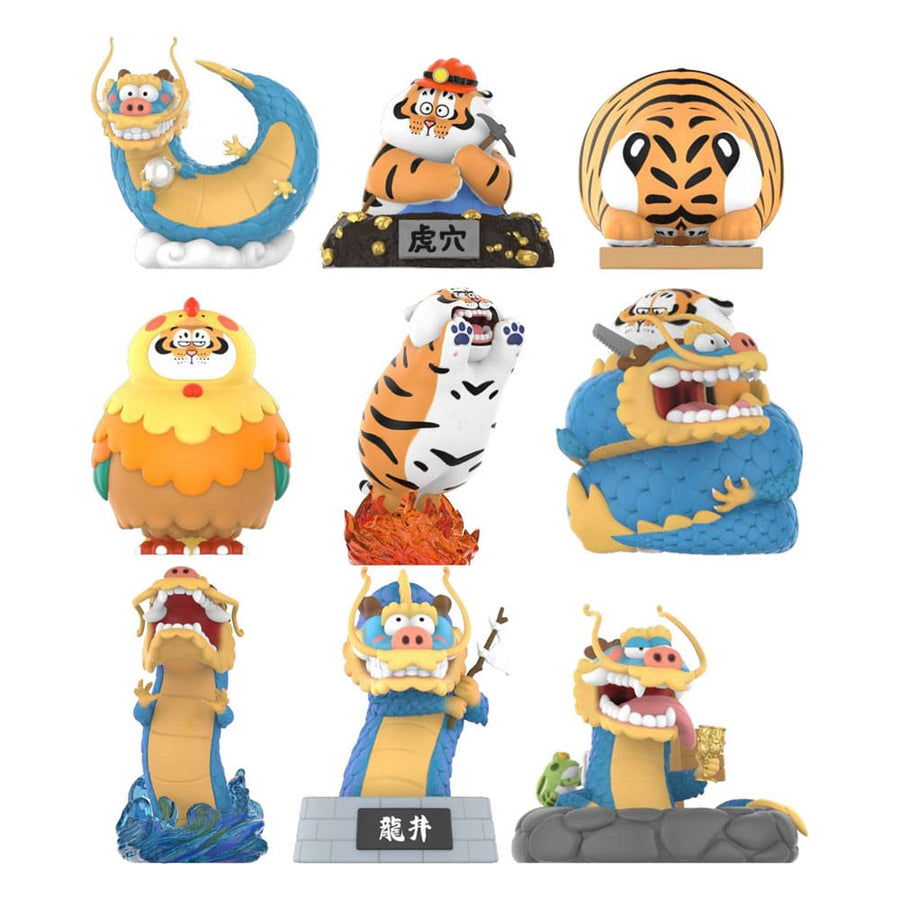 I Am Not Fat Tiger Long Teng Hu Yue Series Mini Figures Full Blind Box Set 8 Pack - The Happy Toy Store
