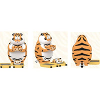 I Am Not Fat Tiger Roaring Love Series Mini Figures Full Blind Box Set 8 Pack - The Happy Toy Store