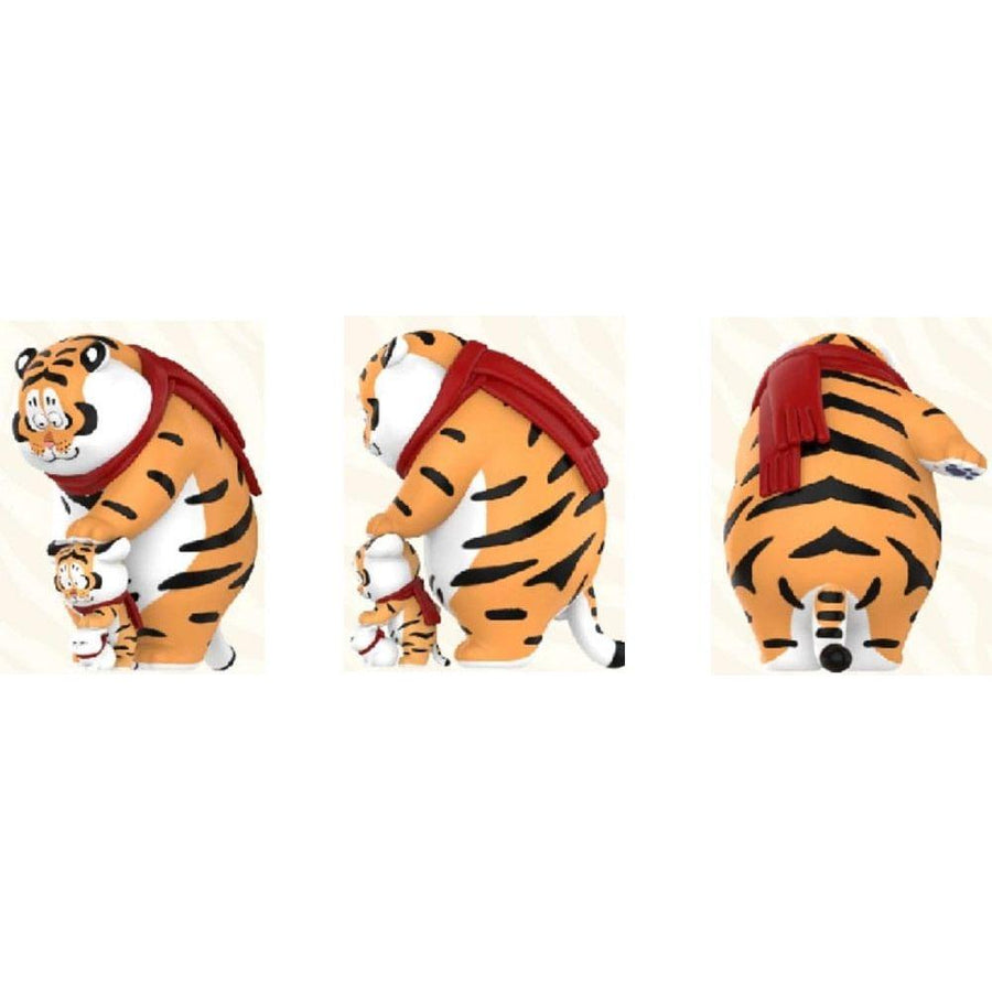 I Am Not Fat Tiger Roaring Love Series Mini Figures Full Blind Box Set 8 Pack - The Happy Toy Store