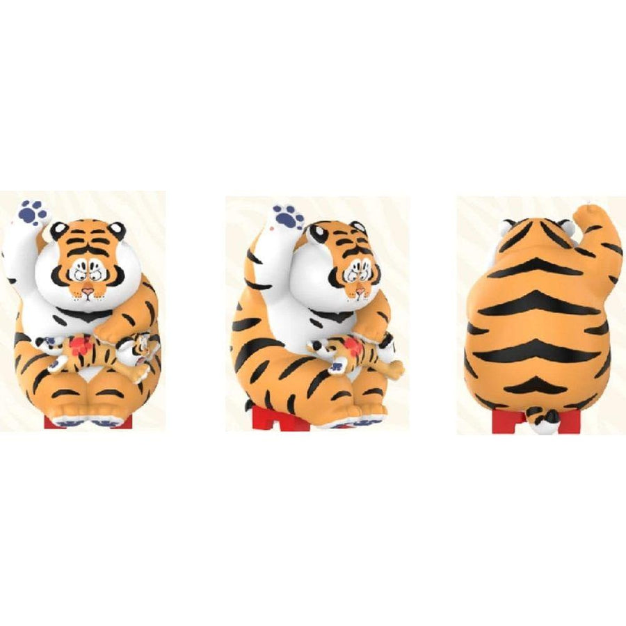 I Am Not Fat Tiger Roaring Love Series Mini Figures Full Blind Box Set 8 Pack - The Happy Toy Store