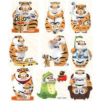 I Am Not Fat Tiger Roaring Love Series Mini Figures Full Blind Box Set 8 Pack - The Happy Toy Store