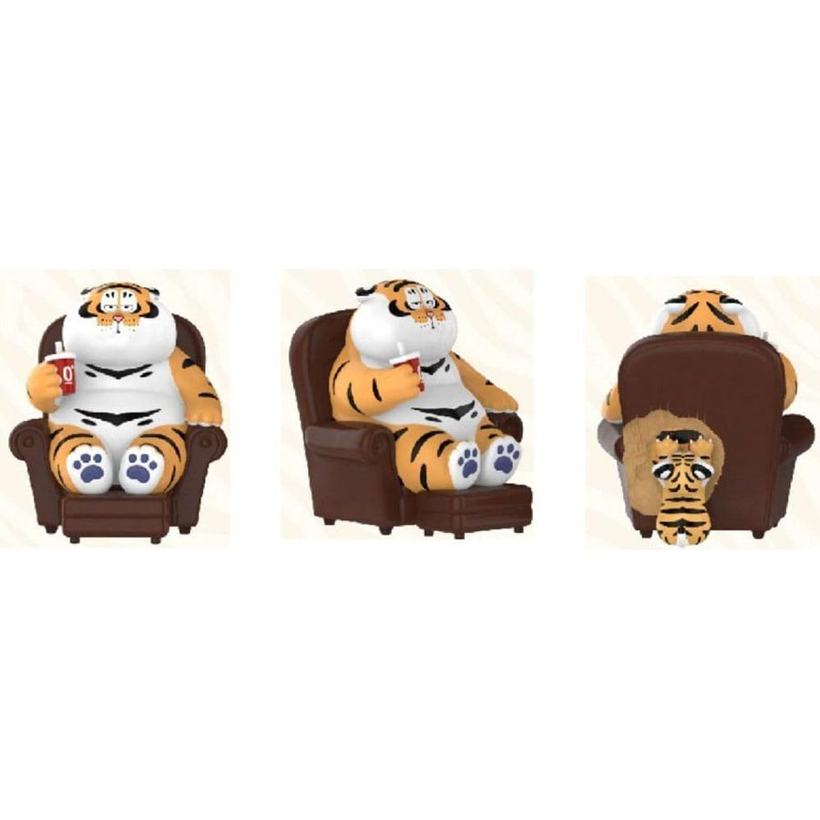I Am Not Fat Tiger Roaring Love Series Mini Figures Full Blind Box Set 8 Pack - The Happy Toy Store